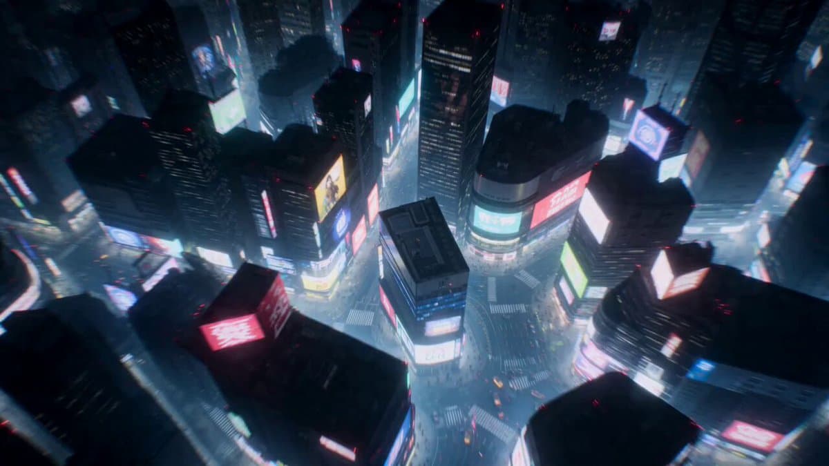 Cyberpunk Shibuya Anime Combat
