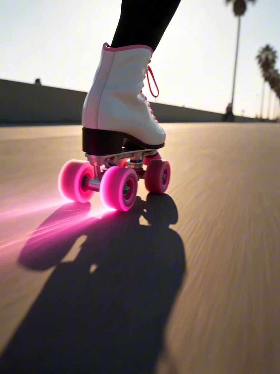 Roller Derby Glitch Transition Sequence