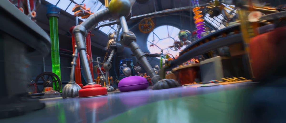 Pixar Style Robot Inventor Animation