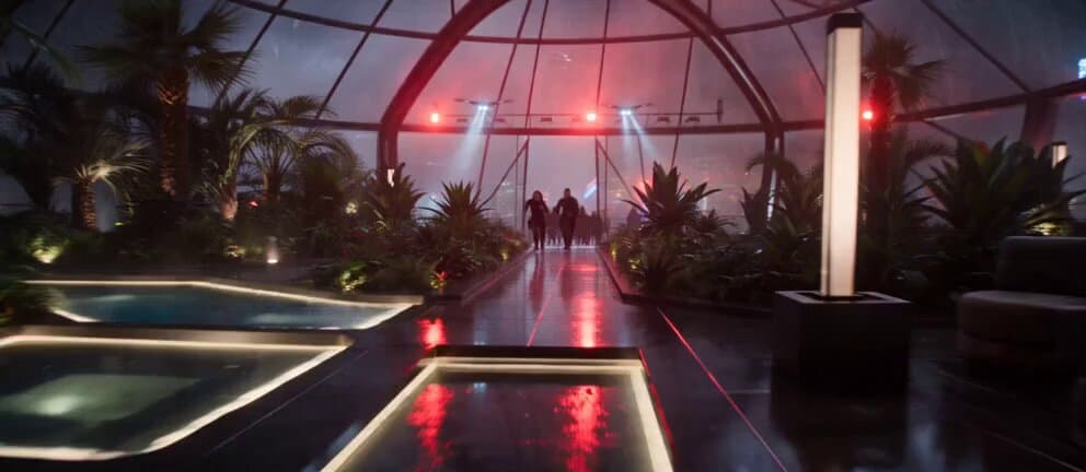 Futuristic Sky Garden Dome Chase