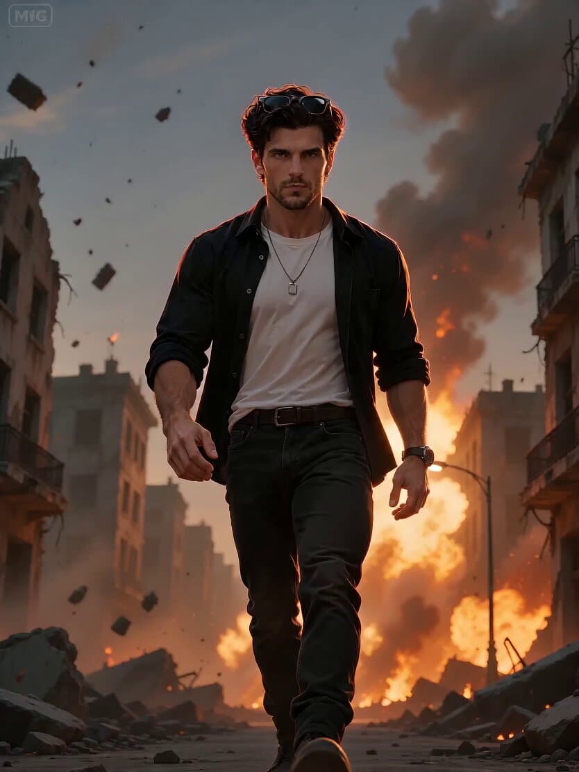Cinematic Action Hero Combat Sequence
