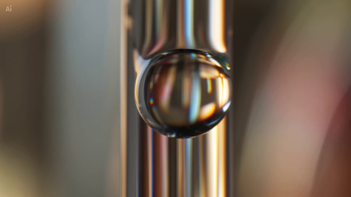 Water Droplet Impact Macro