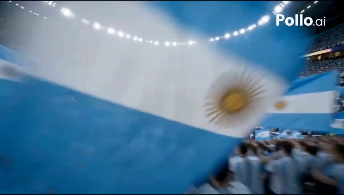 Argentina Fan World Cup Celebration