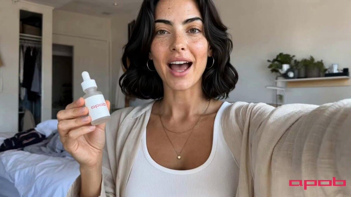 Beauty Influencer Skincare Routine Commercial