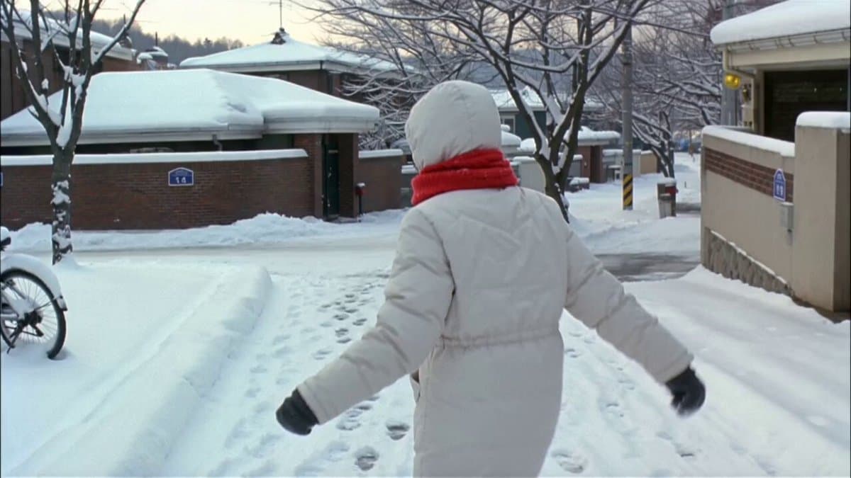 Winter Snow Walk VHS Style