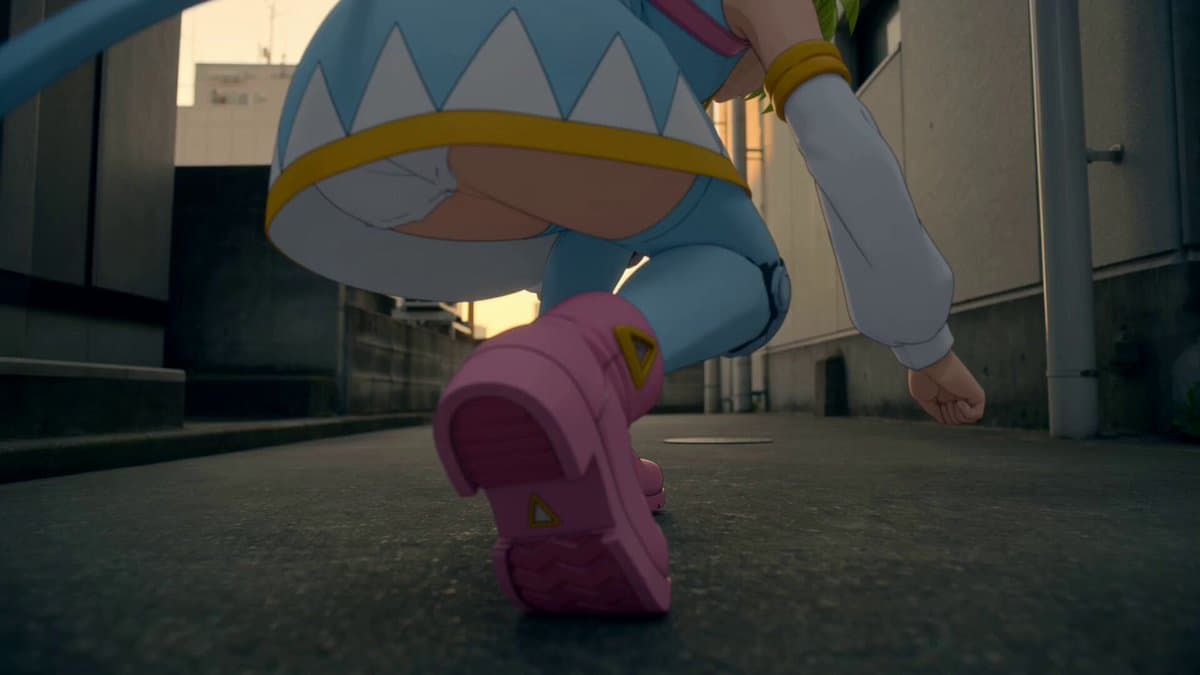 Cinematic Anime Cat Girl Parkour