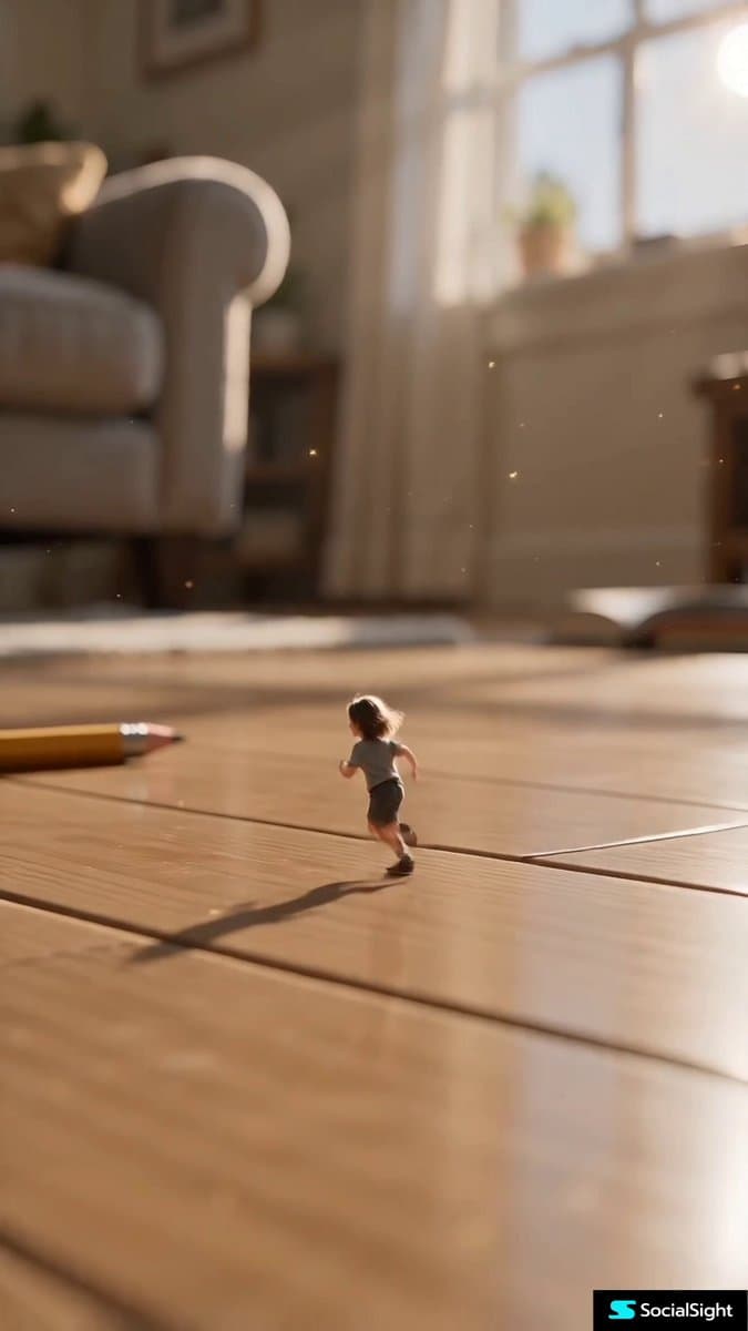 Cinematic Miniature Cat Chase