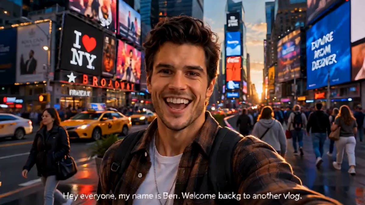 NYC Travel Vlogger Ben Script