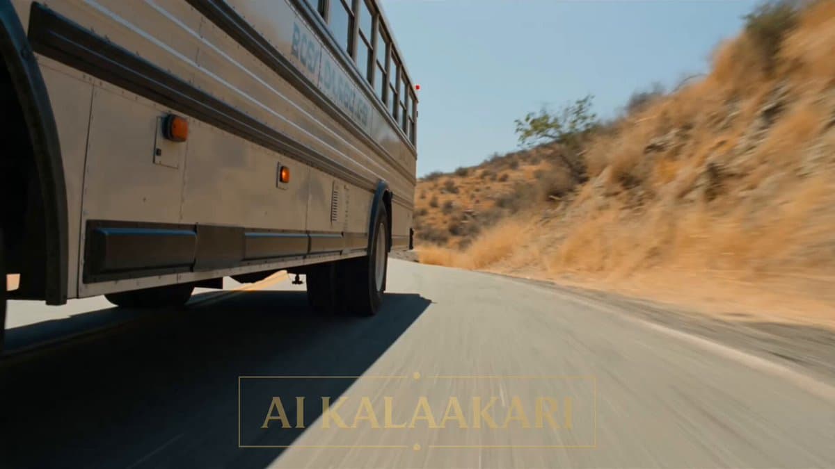 Cinematic Action Scene: Mega Crocodile vs Bus