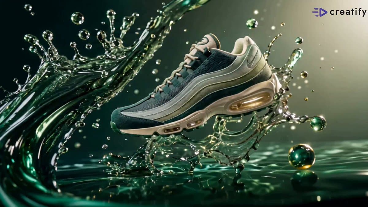 Emerald Aurora Nike Fashion Campaign