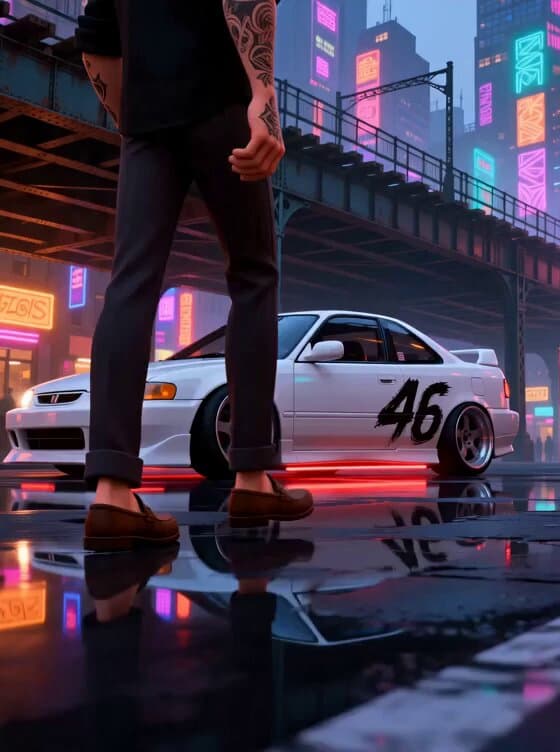 Stylized New York Drift Animation