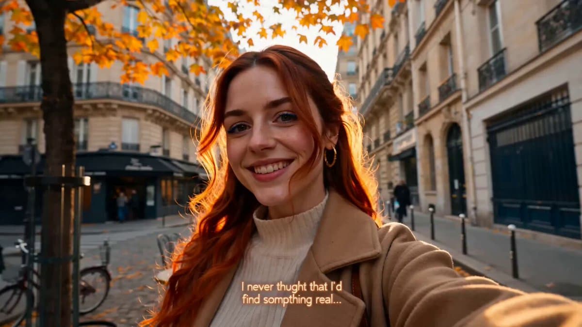 Autumn Paris Vlog Walking Selfie