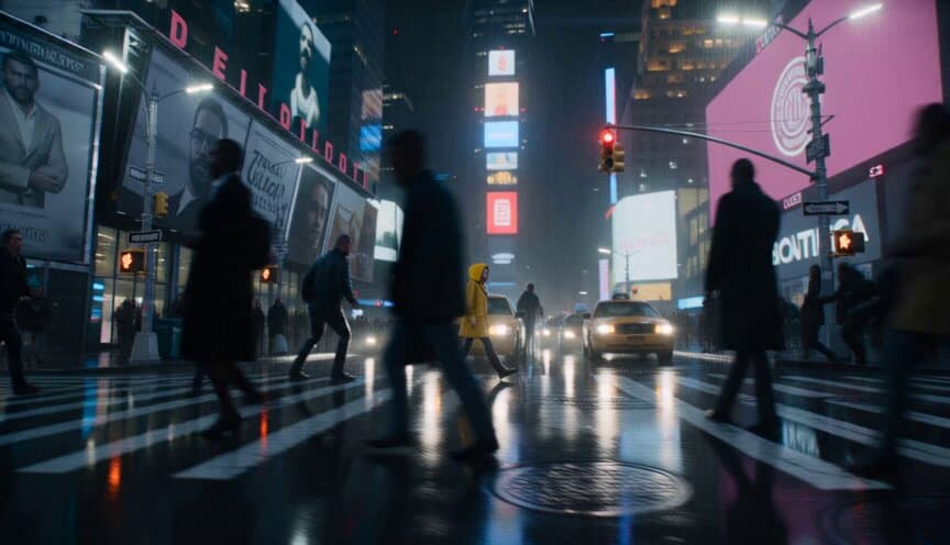 Anamorphic Surreal Thriller Time-Freeze