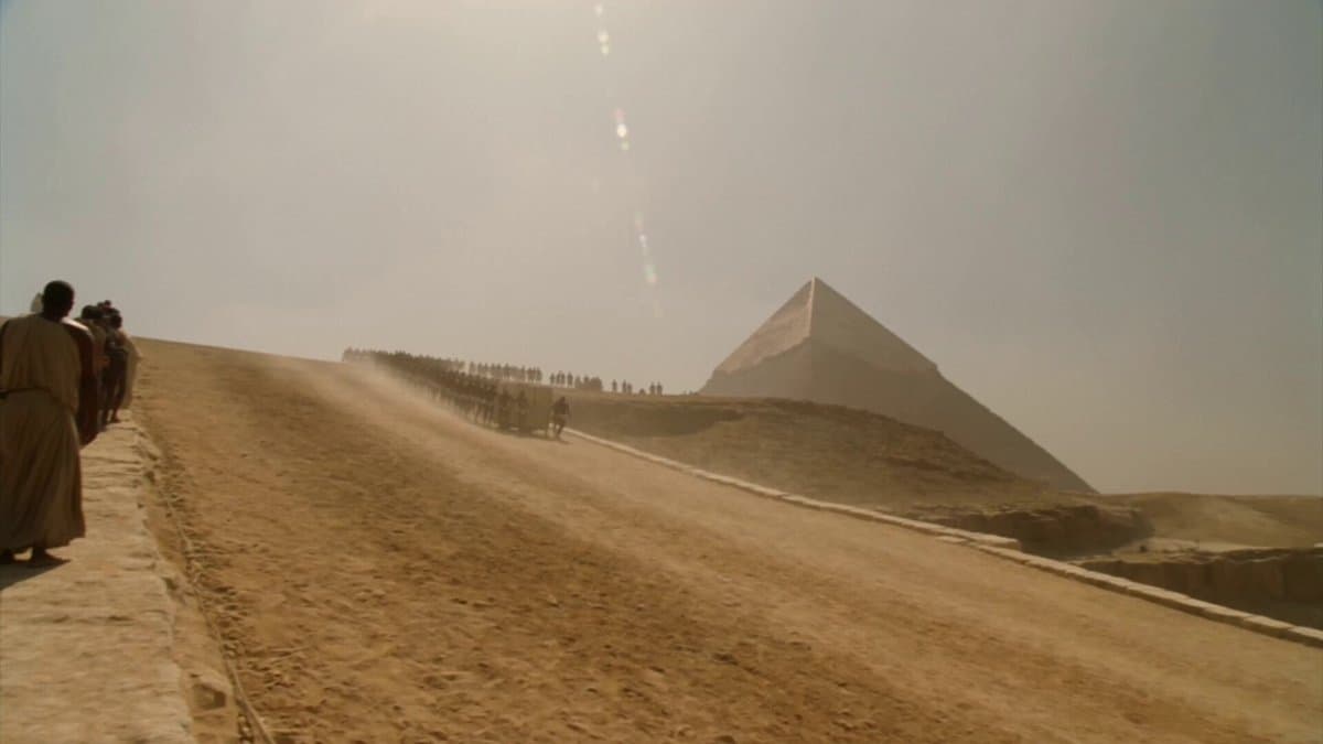 Great Pyramid Construction Documentary Footage