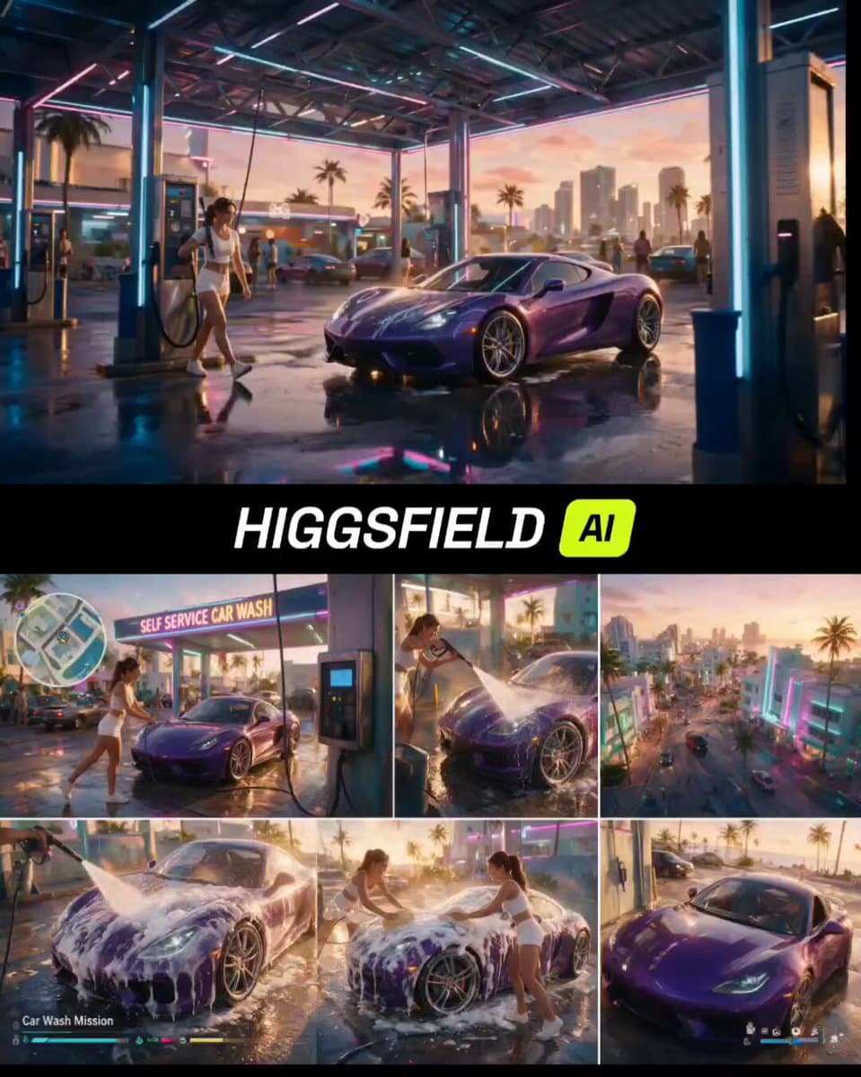 GTA VI Vice City Car Wash Mission