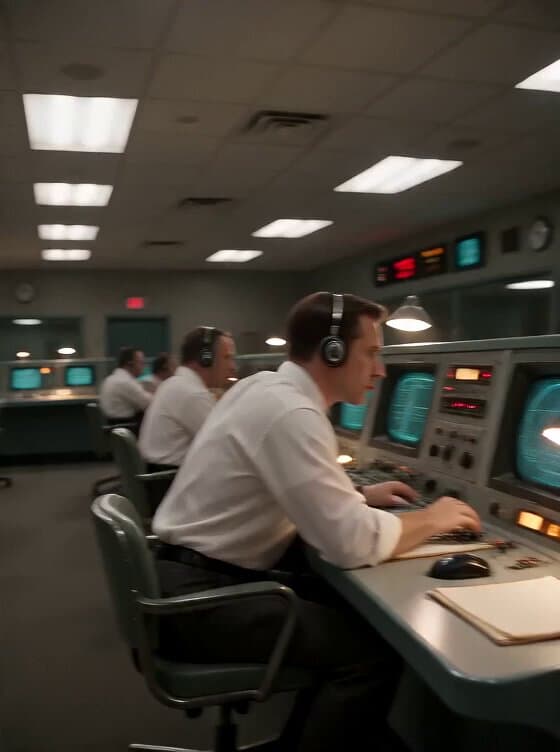 Apollo 11 Mission Control DV Camcorder Footage
