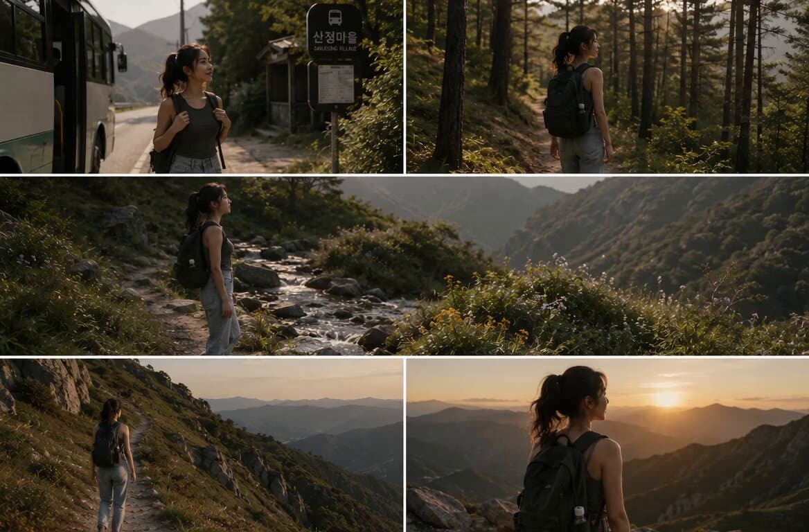 Cinematic Mountain Trekking Identity Lock