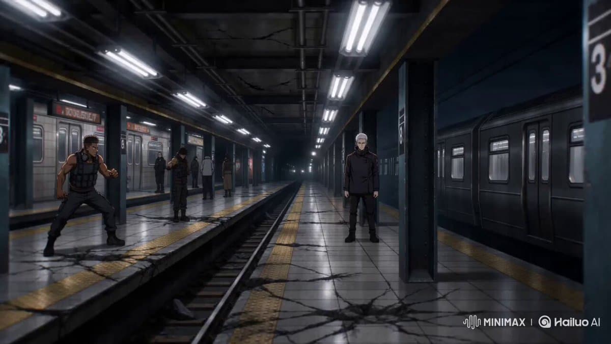 Sakuga Anime Subway Duel