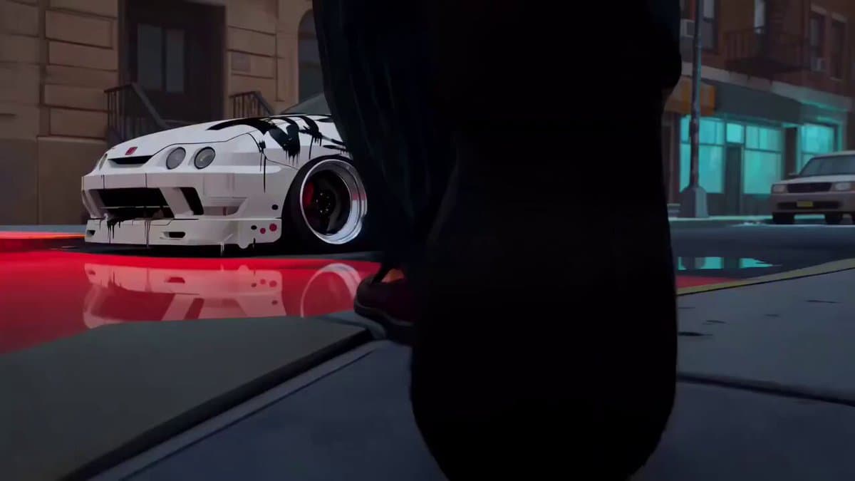 Spider-Verse Style Car Drift