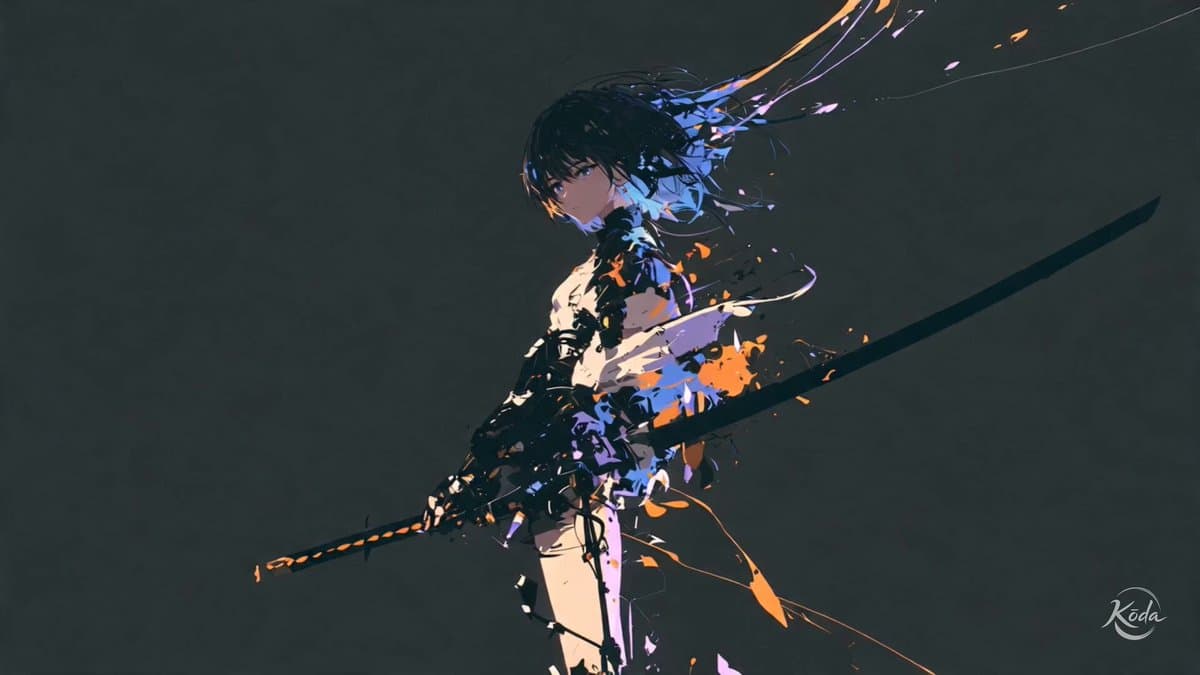 Cinematic Swordswoman Action Sequence