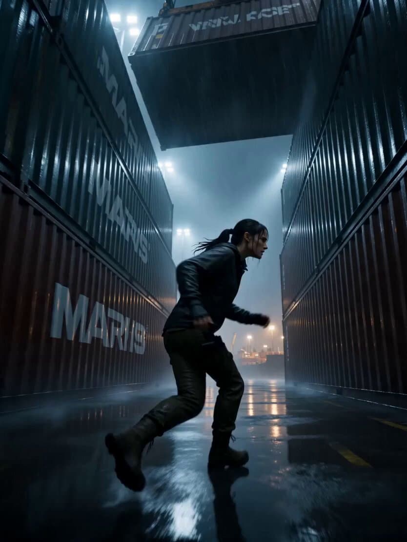 Cinematic Heist Industrial Port Action