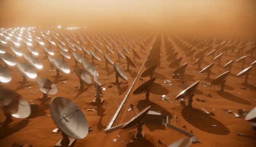 Solar Farm Desert Chase Sequence