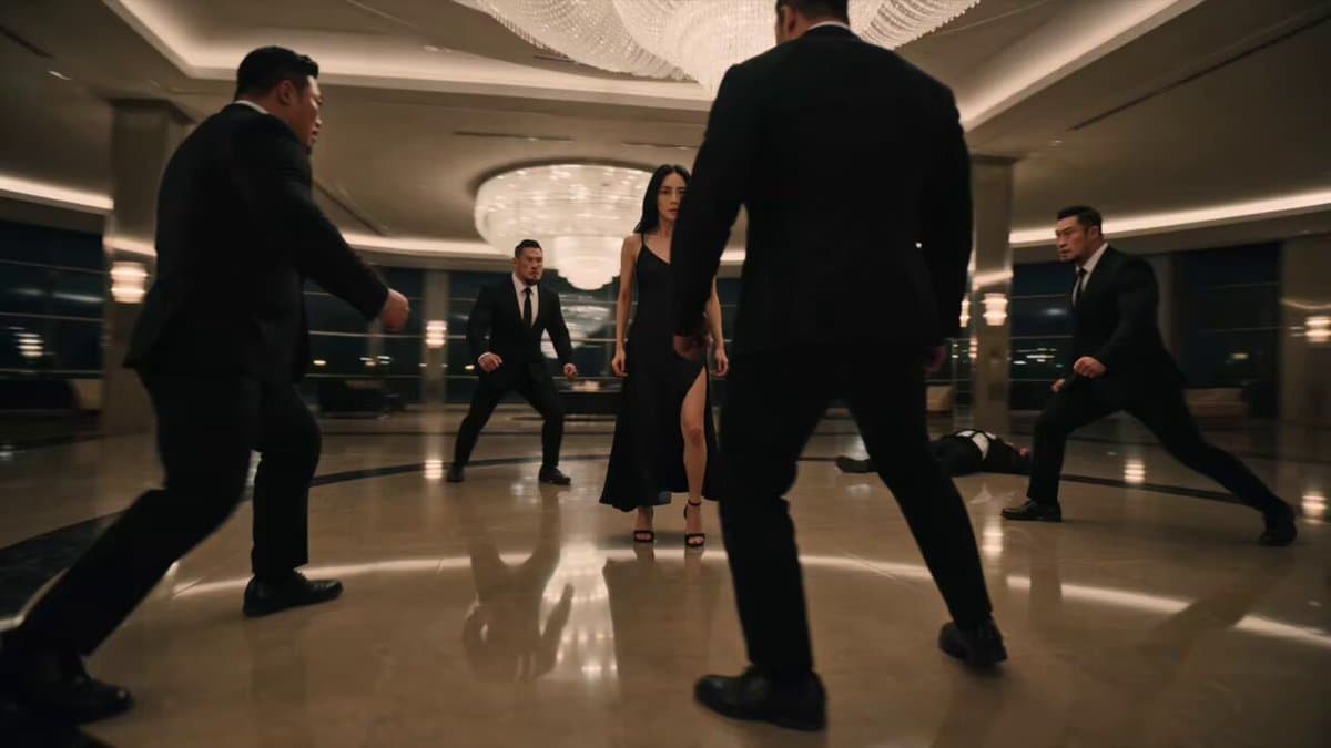 Female Assassin Stunt Sequence
