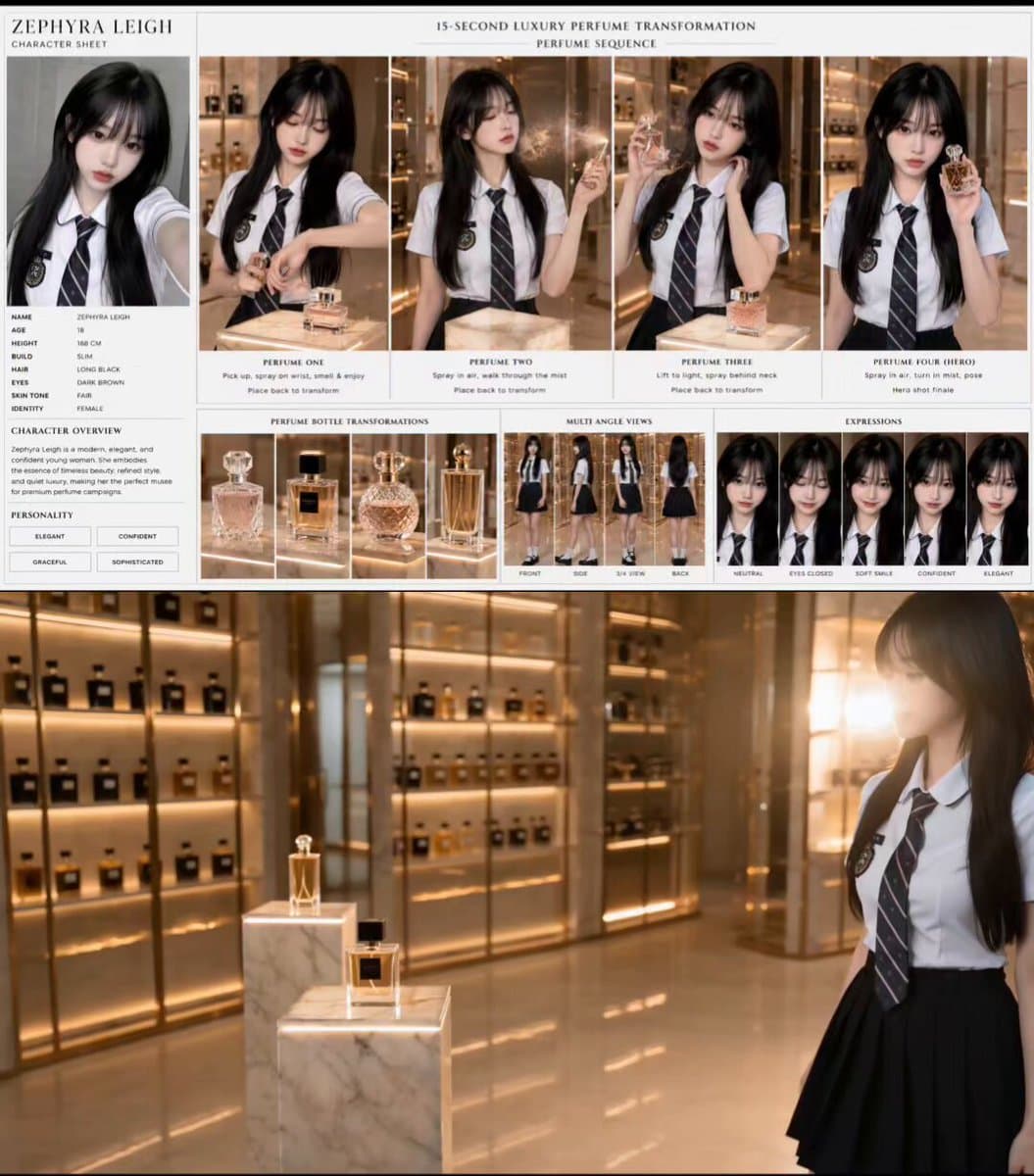 Luxury Fragrance Transformation Commercial