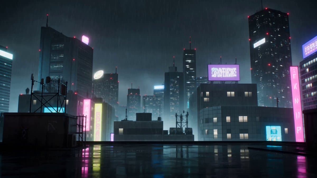 Cyberpunk Anime Duel Action