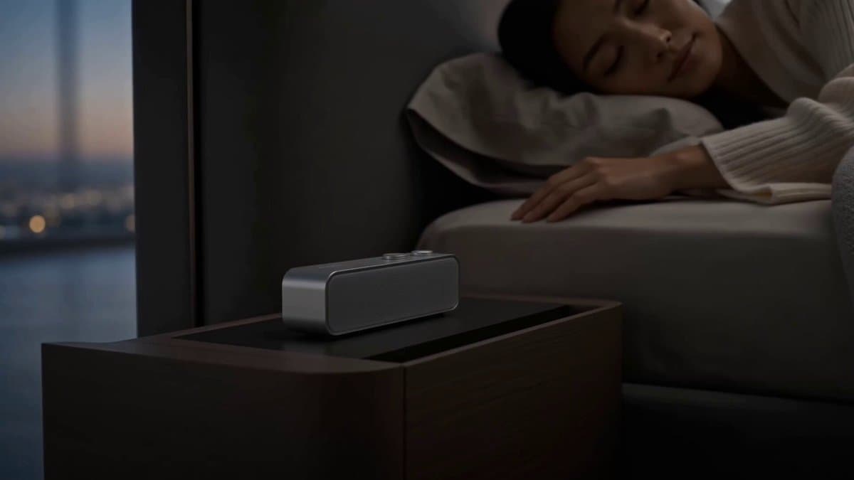 Futuristic Anti-Gravity Bedroom Scene
