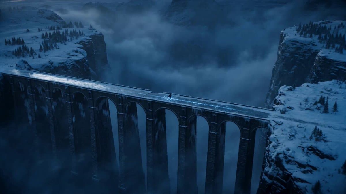 Dark Fantasy Frozen Bridge