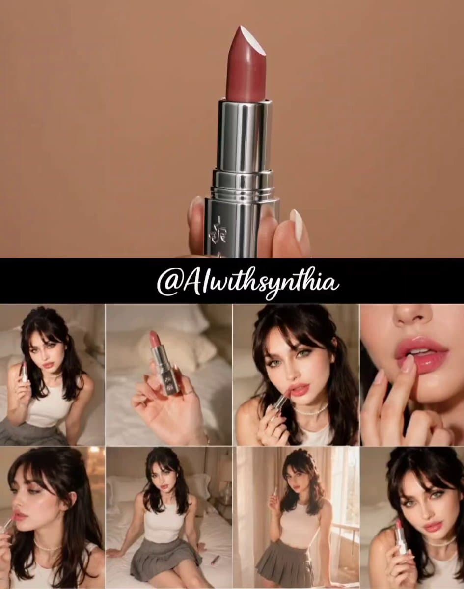 Premium Lipstick Beauty Commercial