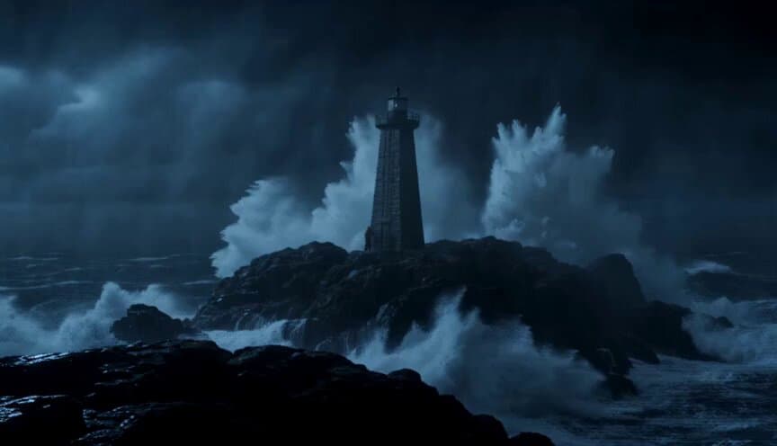 Hurricane Lighthouse Keeper Action Sequence