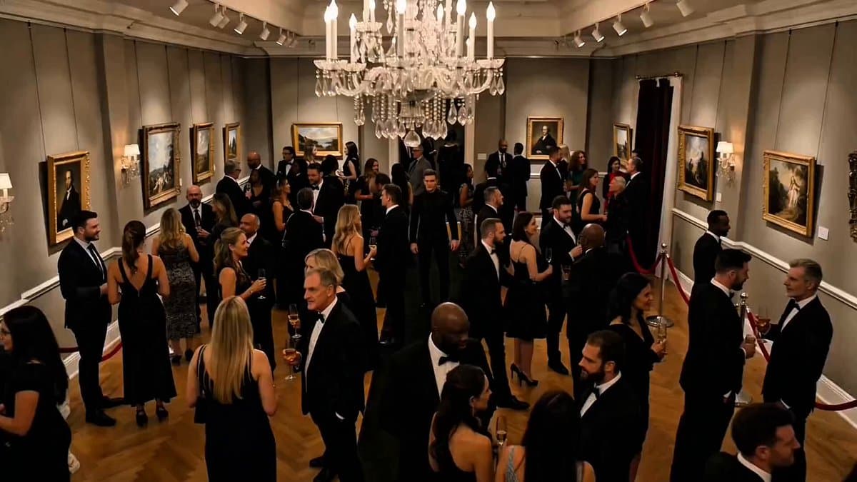 Art Exhibition Heist Cinematic Thriller