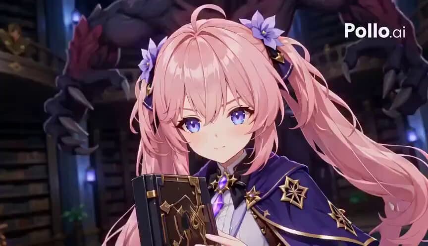 Anime RPG Magic Library Battle