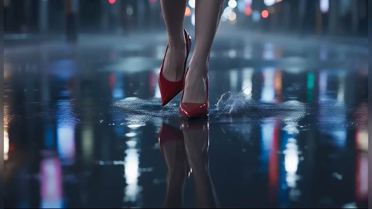 Tokyo Rainy Night Cinematic Atmosphere