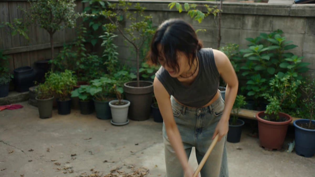 Korean Courtyard Cleaning Vlog