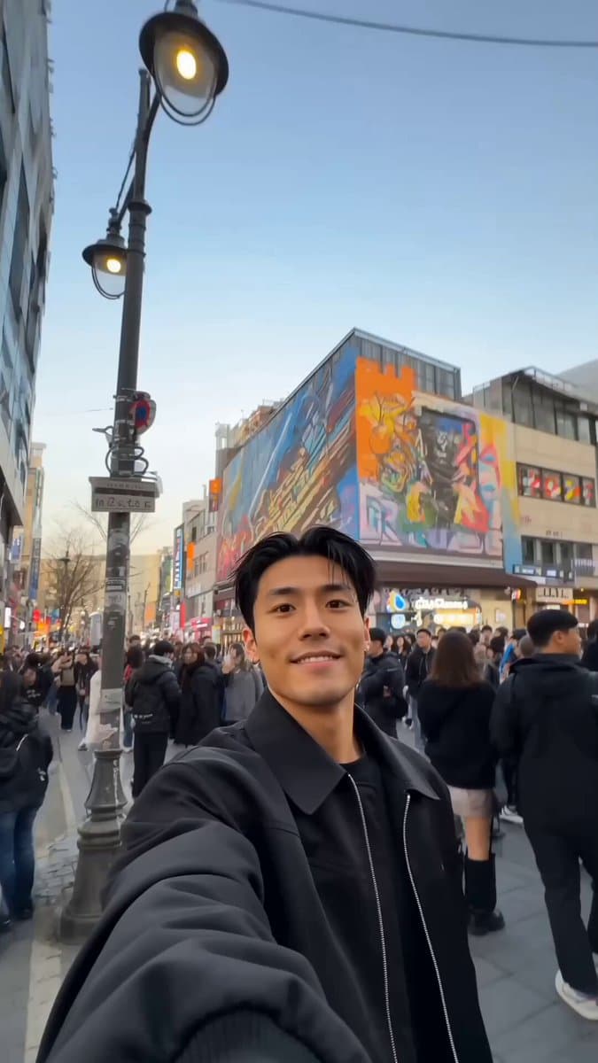 Realistic Male Influencer Storyboard