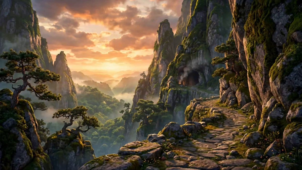 Animated Fantasy Film Scene
