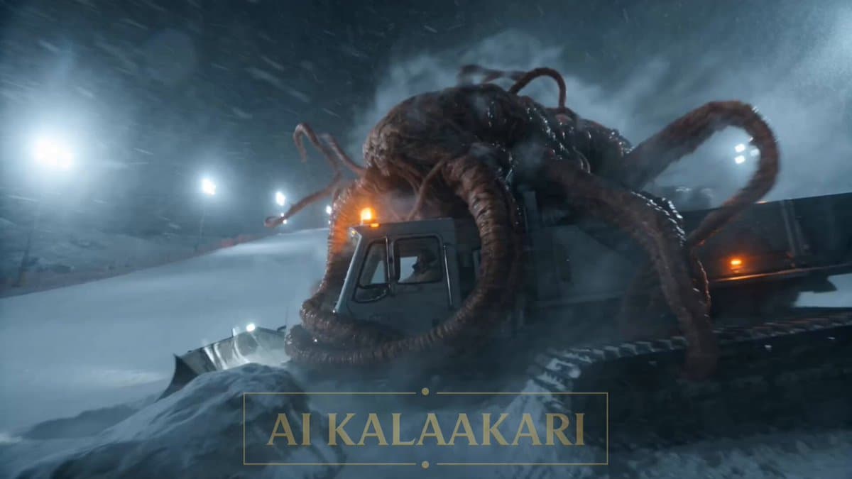 Alien Ski Station Night Ambush