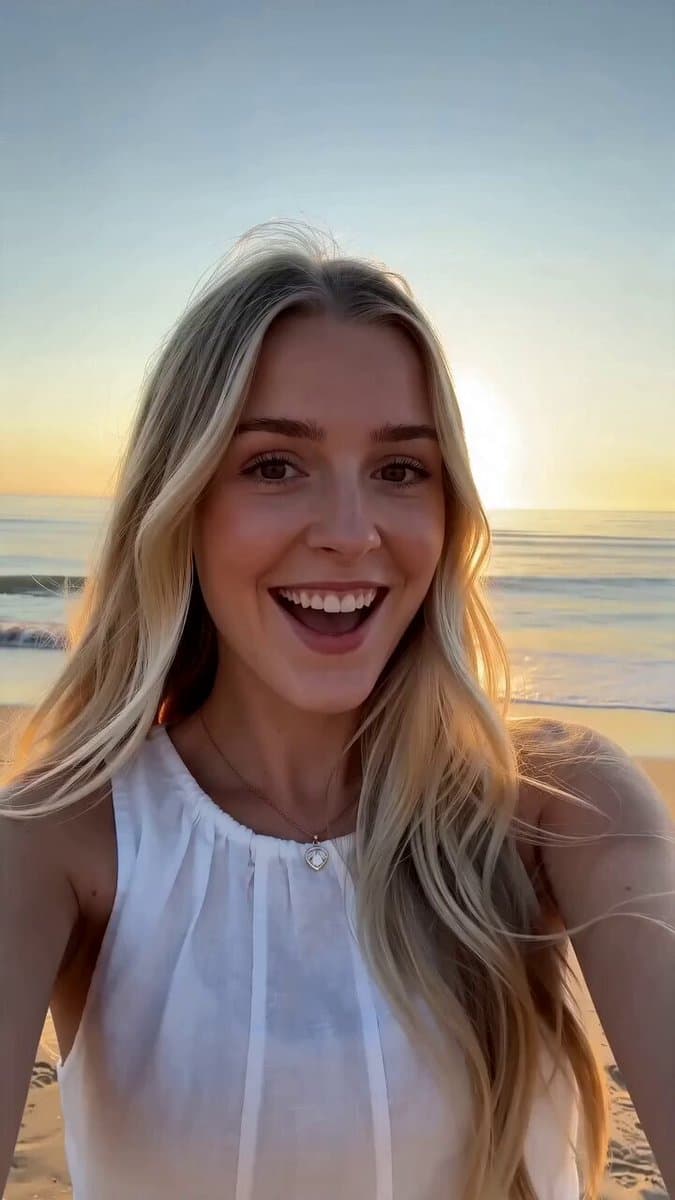 First-Person Beach Family Travel Vlog