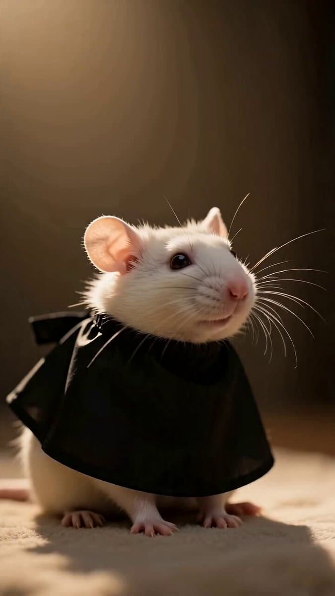 Fashionable Pet Rat Haircut