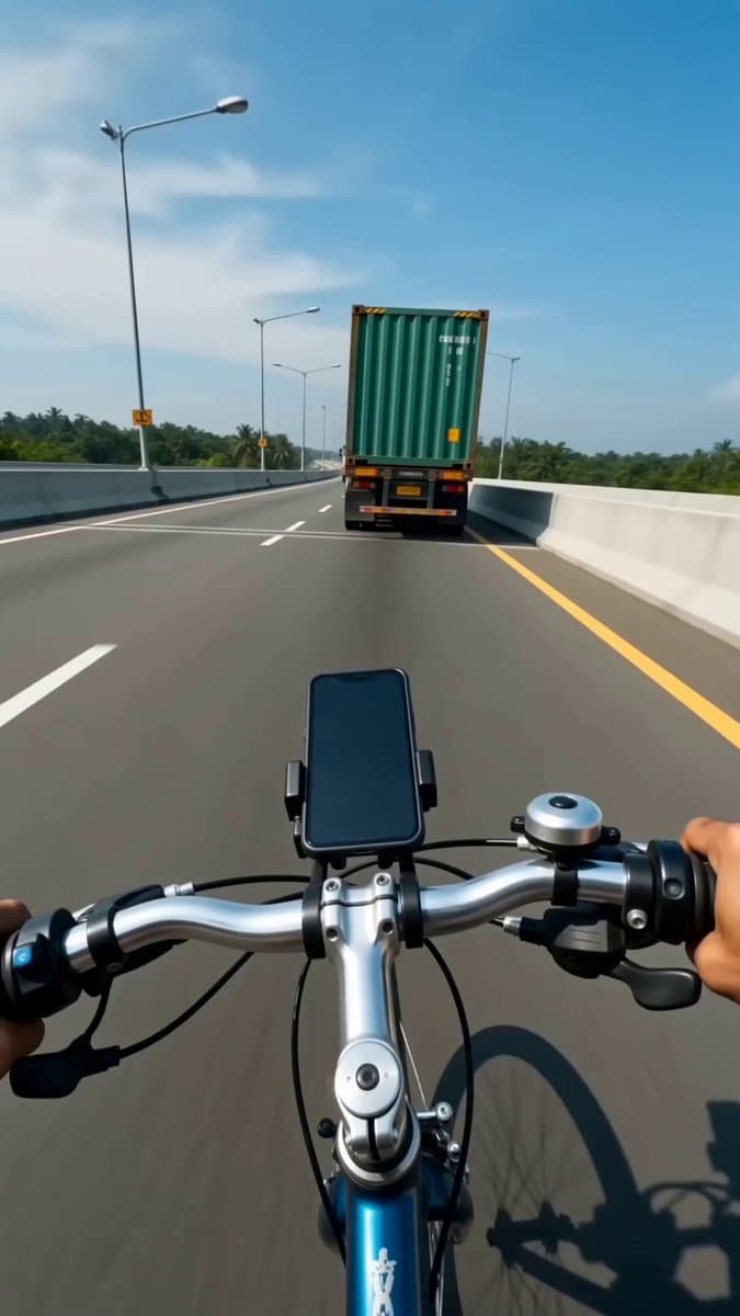 Indonesian Highway Bike Action