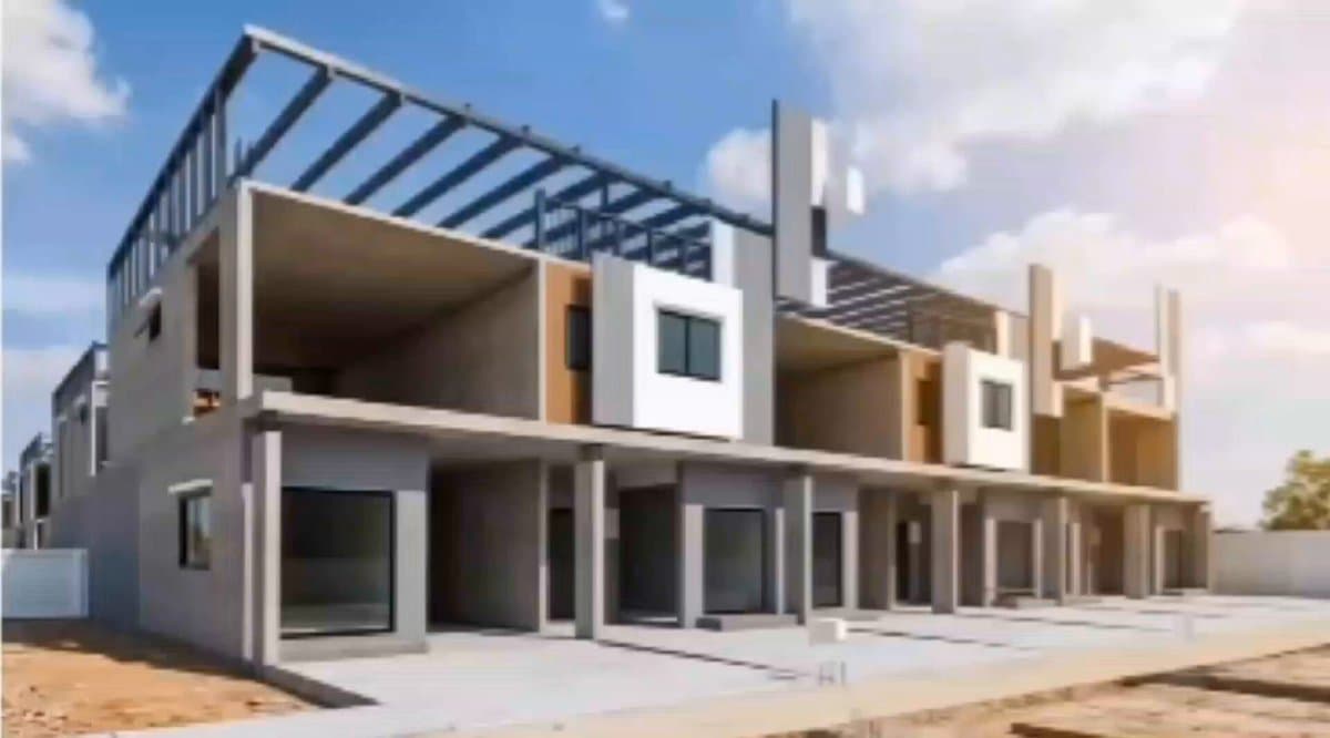 Construction Time-Lapse Animation