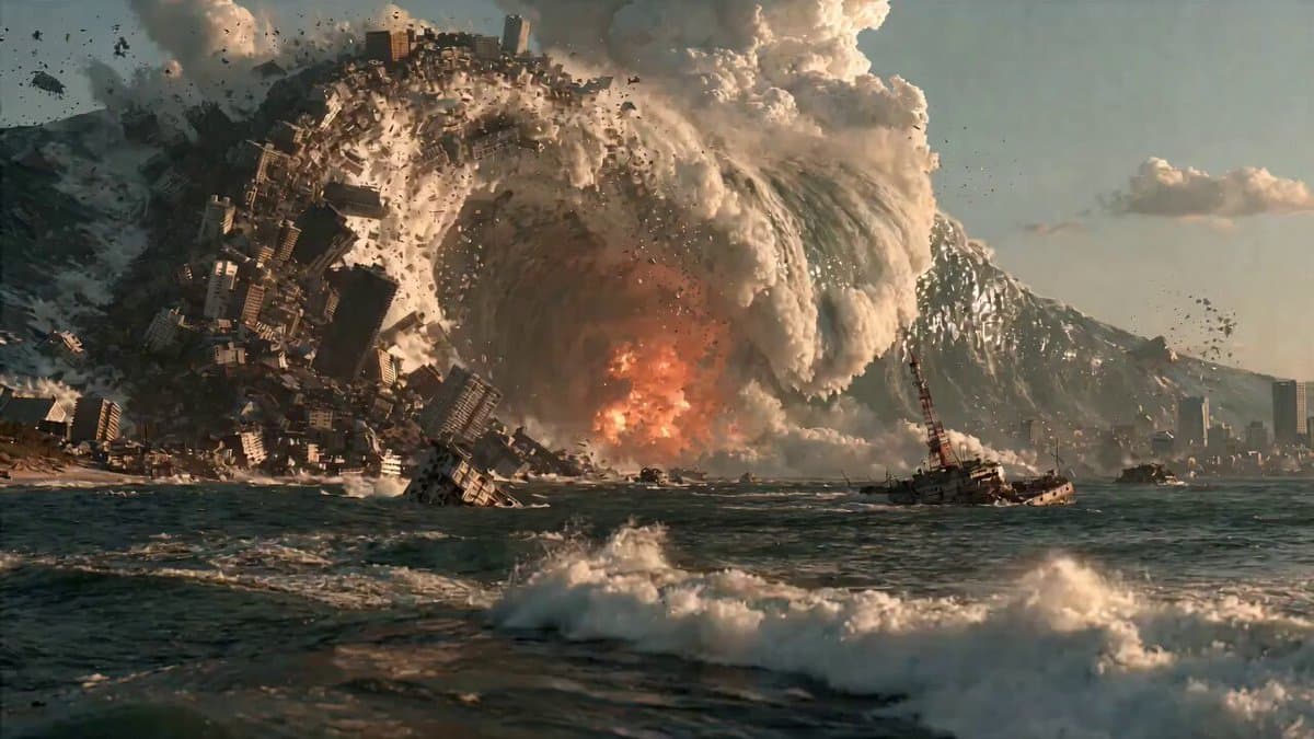 Surreal Apocalyptic Ocean Vortex