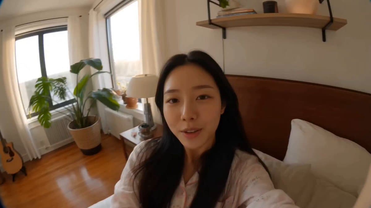 First-Person MiniDV Morning Vlog