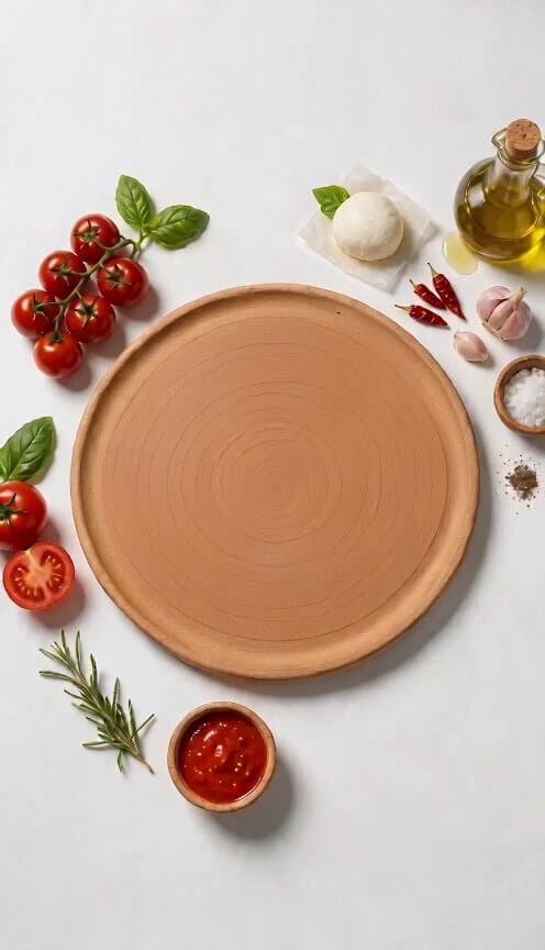 Cinematic Pizza Margherita Assembly