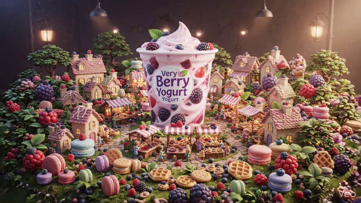 3D Miniature Pastry Village Animation