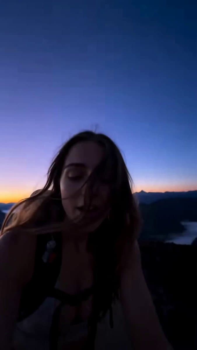 First-Person Mountain Sunrise Vlog