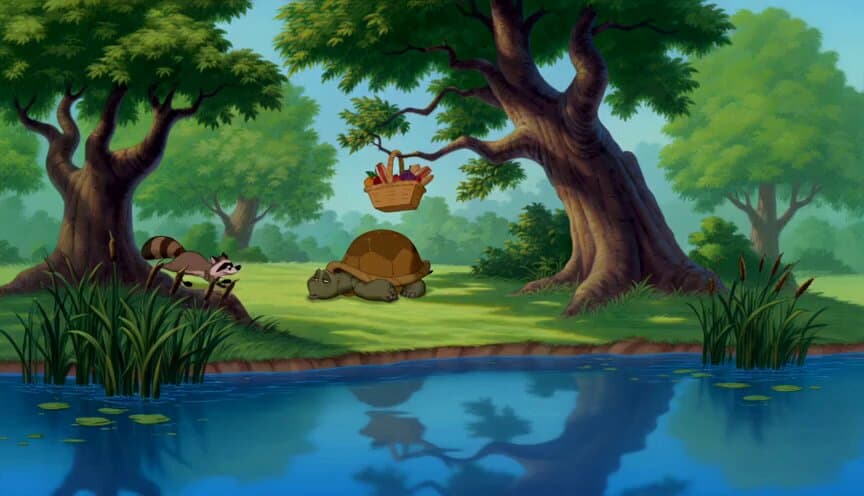 90s Disney Forest Animation